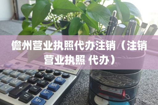 儋州营业执照代办注销（注销营业执照 代办）