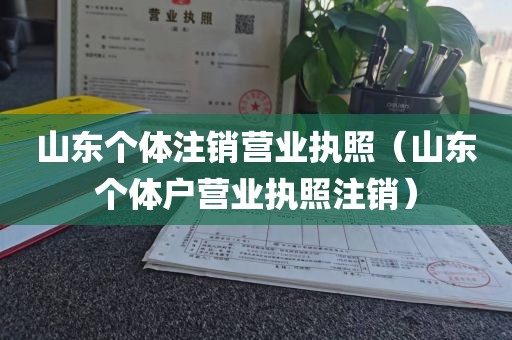 山东个体注销营业执照（山东个体户营业执照注销）