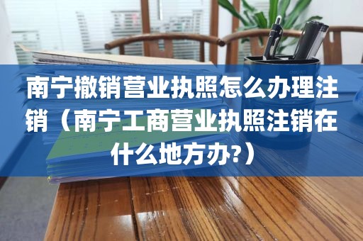 南宁撤销营业执照怎么办理注销(南宁工商营业执照注销在什么地方办?)