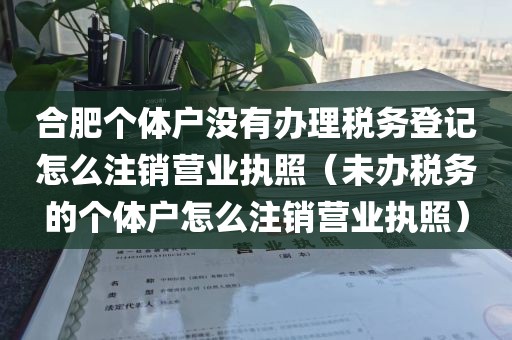 合肥个体户没有办理税务登记怎么注销营业执照（未办税务的个体户怎么注销营业执照）