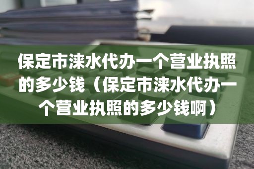 保定市涞水代办一个营业执照的多少钱（保定市涞水代办一个营业执照的多少钱啊）