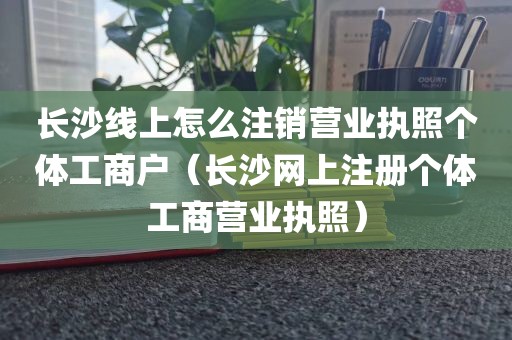 长沙线上怎么注销营业执照个体工商户（长沙网上注册个体工商营业执照）