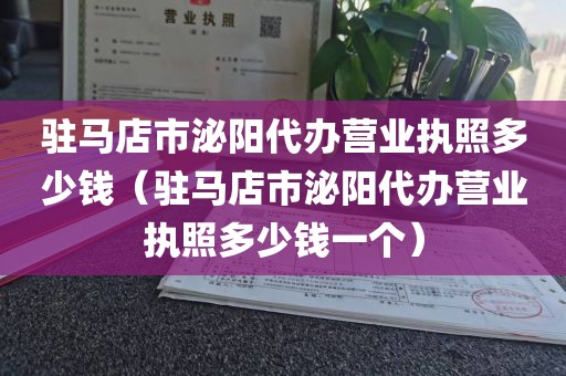 驻马店市泌阳代办营业执照多少钱（驻马店市泌阳代办营业执照多少钱一个）