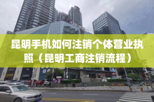 昆明手机如何注销个体营业执照（昆明工商注销流程）