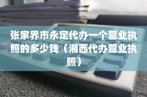张家界市永定代办一个营业执照的多少钱（湘西代办营业执照）