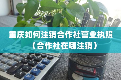 重庆如何注销合作社营业执照(合作社在哪注销)