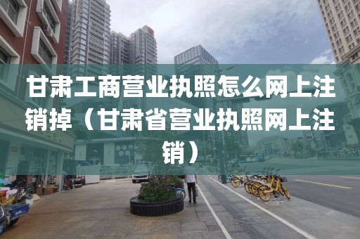 甘肃工商营业执照怎么网上注销掉（甘肃省营业执照网上注销）