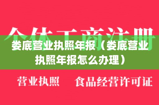 娄底营业执照年报（娄底营业执照年报怎么办理）