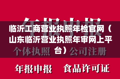 临沂工商营业执照年检官网（山东临沂营业执照年审网上平台）
