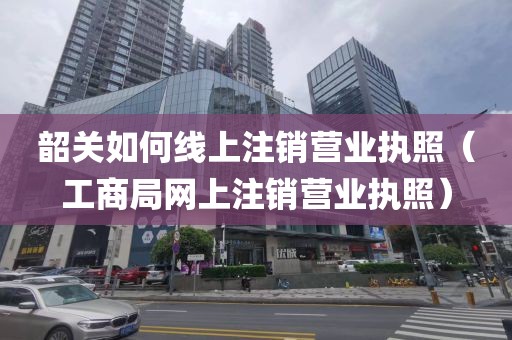 韶关如何线上注销营业执照（工商局网上注销营业执照）