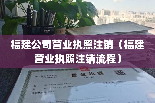 福建公司营业执照注销（福建营业执照注销流程）