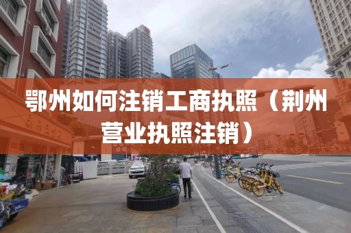 鄂州如何注销工商执照（荆州营业执照注销）