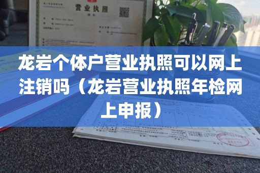 龙岩个体户营业执照可以网上注销吗（龙岩营业执照年检网上申报）