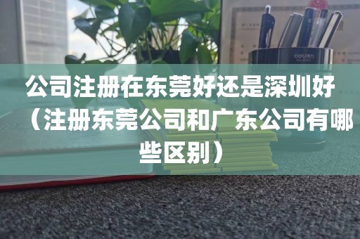 公司注册在东莞好还是深圳好（注册东莞公司和广东公司有哪些区别）
