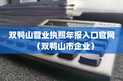 双鸭山营业执照年报入口官网（双鸭山市企业）
