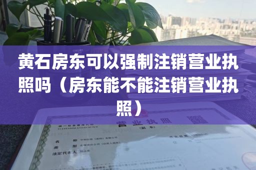 黄石房东可以强制注销营业执照吗（房东能不能注销营业执照）