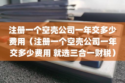 注册一个空壳公司一年交多少费用（注册一个空壳公司一年交多少费用 就选三合一财税）