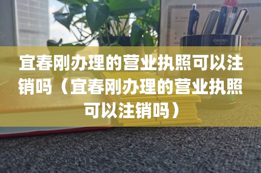 宜春刚办理的营业执照可以注销吗（宜春刚办理的营业执照可以注销吗）