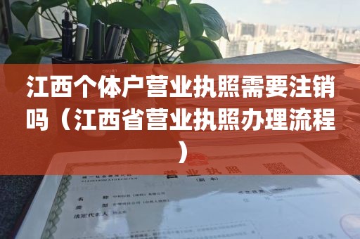 江西个体户营业执照需要注销吗(江西省营业执照办理流程)