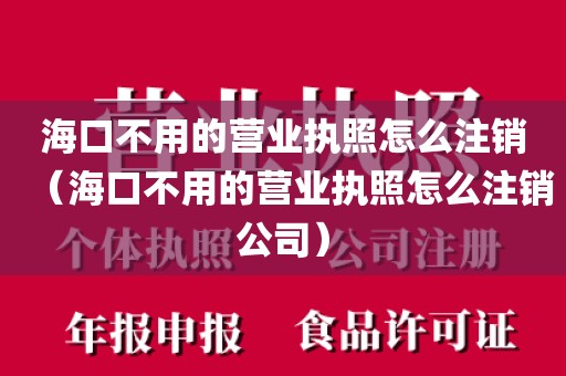 海口不用的营业执照怎么注销（海口不用的营业执照怎么注销公司）