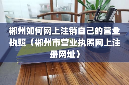 郴州如何网上注销自己的营业执照（郴州市营业执照网上注册网址）
