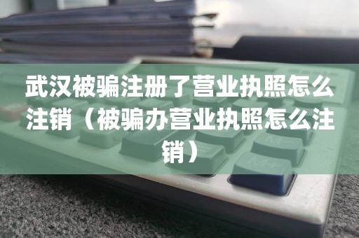 武汉被骗注册了营业执照怎么注销（被骗办营业执照怎么注销）