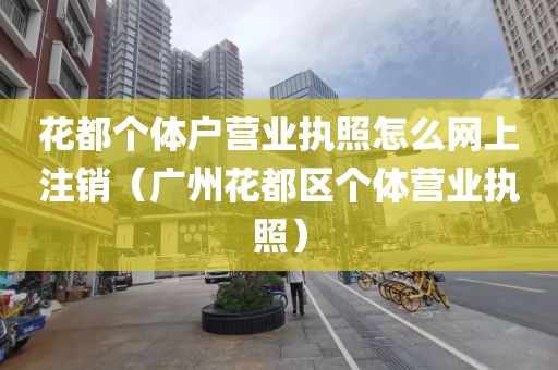 花都个体户营业执照怎么网上注销(广州花都区个体营业执照)