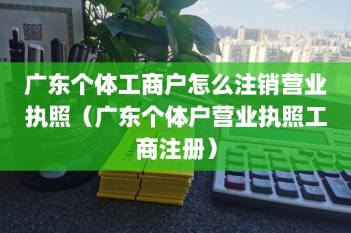广东个体工商户怎么注销营业执照（广东个体户营业执照工商注册）
