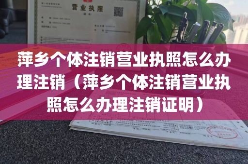 萍乡个体注销营业执照怎么办理注销（萍乡个体注销营业执照怎么办理注销证明）
