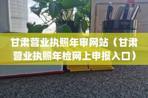 甘肃营业执照年审网站（甘肃营业执照年检网上申报入口）