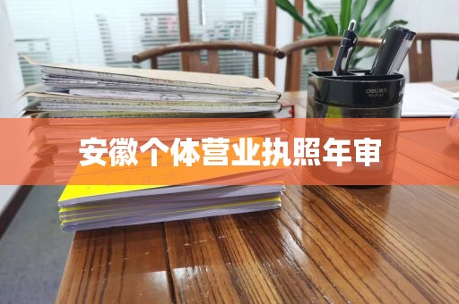 安徽个体营业执照年审