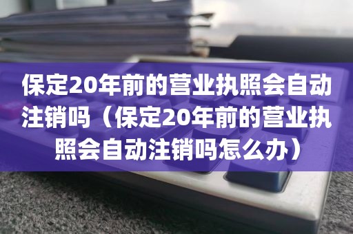 保定20年前的营业执照会自动注销吗（保定20年前的营业执照会自动注销吗怎么办）