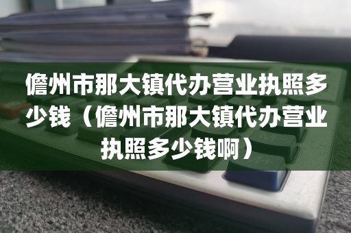 儋州市那大镇代办营业执照多少钱（儋州市那大镇代办营业执照多少钱啊）