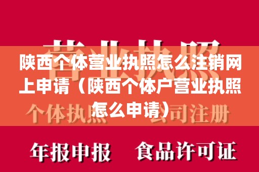 陕西个体营业执照怎么注销网上申请（陕西个体户营业执照怎么申请）