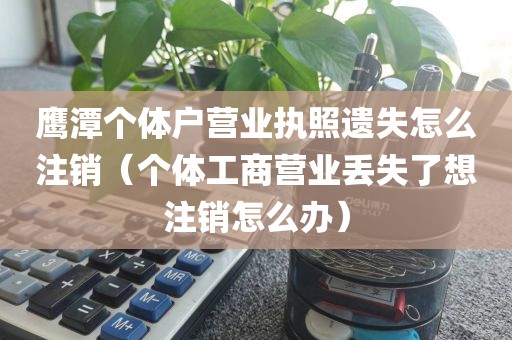 鹰潭个体户营业执照遗失怎么注销（个体工商营业丢失了想注销怎么办）