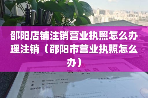 邵阳店铺注销营业执照怎么办理注销（邵阳市营业执照怎么办）