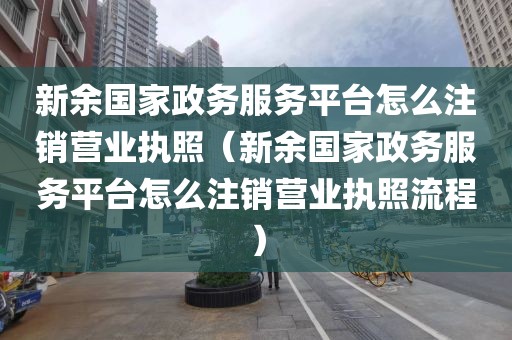 新余国家政务服务平台怎么注销营业执照（新余国家政务服务平台怎么注销营业执照流程）