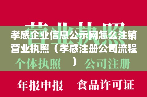 孝感企业信息公示网怎么注销营业执照（孝感注册公司流程）
