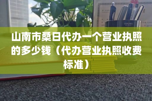 山南市桑日代办一个营业执照的多少钱（代办营业执照收费标准）