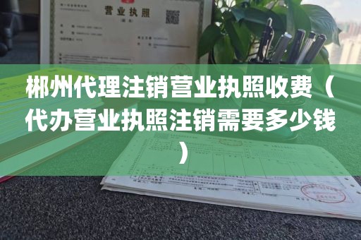郴州代理注销营业执照收费（代办营业执照注销需要多少钱）