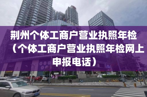 荆州个体工商户营业执照年检（个体工商户营业执照年检网上申报电话）