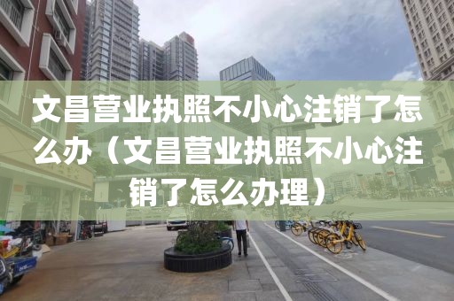 文昌营业执照不小心注销了怎么办（文昌营业执照不小心注销了怎么办理）