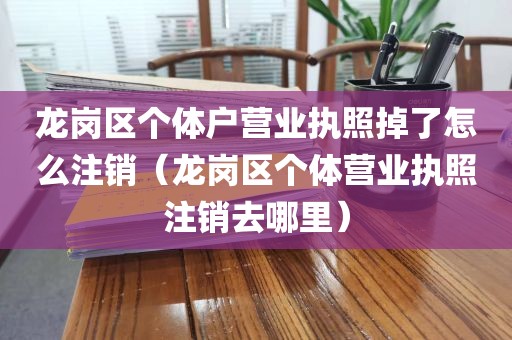 龙岗区个体户营业执照掉了怎么注销（龙岗区个体营业执照注销去哪里）