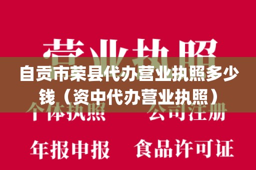 自贡市荣县代办营业执照多少钱（资中代办营业执照）