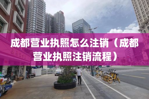 成都营业执照怎么注销(成都营业执照注销流程)