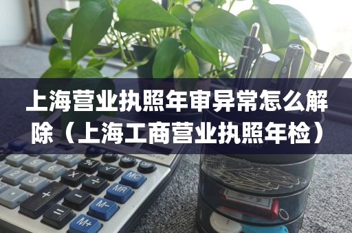 上海营业执照年审异常怎么解除（上海工商营业执照年检）