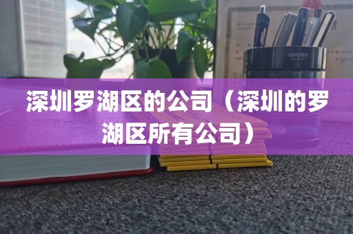 深圳罗湖区的公司（深圳的罗湖区所有公司）