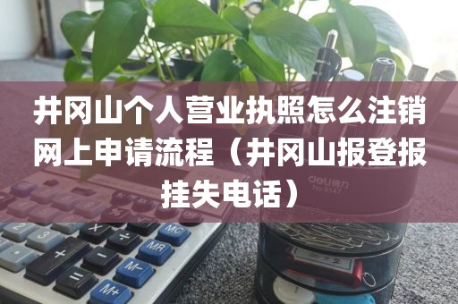 井冈山个人营业执照怎么注销网上申请流程（井冈山报登报挂失电话）