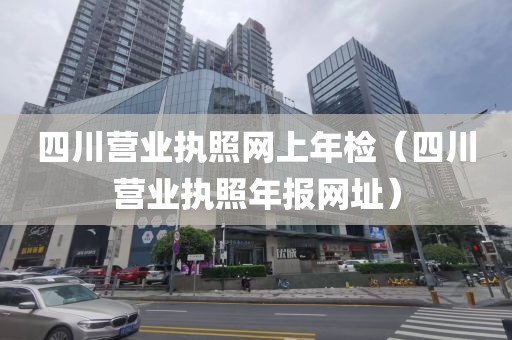 四川营业执照网上年检（四川营业执照年报网址）