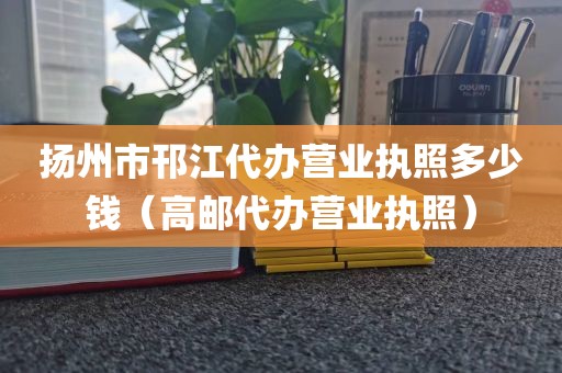 扬州市邗江代办营业执照多少钱（高邮代办营业执照）